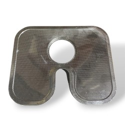 Filtro Piano Acciaio Inox Lavastoviglie Candy / Hoover