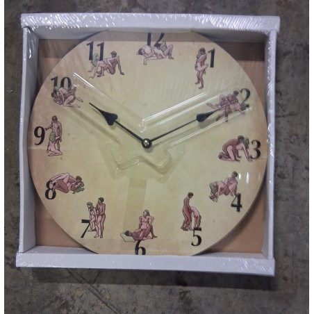 Orologio da parete kamasutra 39x36x36 cm