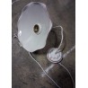 Lampadario a sospensione in ceramica bianca  usato