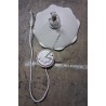 Lampadario a sospensione in ceramica bianca  usato