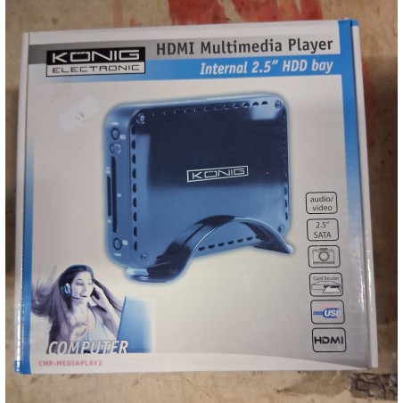 BOX ESTERNO MULTIMEDIA PLAYER  NUOVO