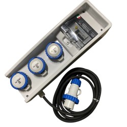 Quadro Elettrico da Cantiere Fanton 74300 ASC IP65 | 3 Prese CEE 16A + Cavo 4m