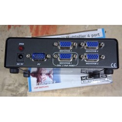 SPLITTER MOLTIPLICATORE  VGA 4 MONITOR  NUOVO