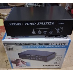 SPLITTER MOLTIPLICATORE  VGA 4 MONITOR  NUOVO