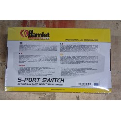 SWITCH HAMLET 5 PORTE 10/100 MbPS  COD. 42/88250-00 NUOVO