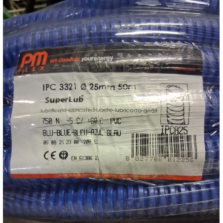 Tubo Corrugato Pieghevole in PVC per impianti elettrici  NUOVO