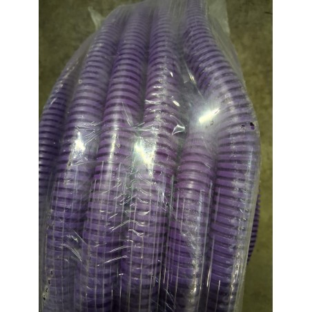 TUBO CORRUGATO IPC 3321 DIAMETRO 25MM 50M VIOLA  NUOVO