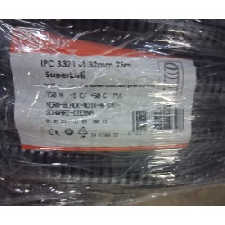 Tubo corrugato nero da 32 mm in matassa da 25 metri  NUOVO