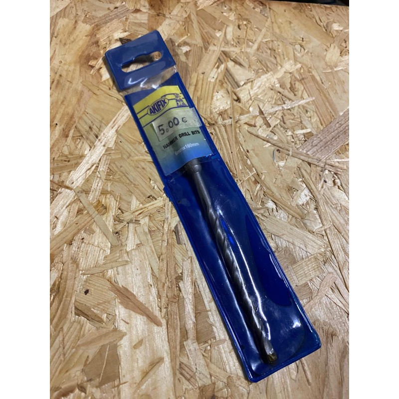 Punta Muro Tassellatore SDS Plus Akifix 6x160mm Hammer Drill Bits Cemento