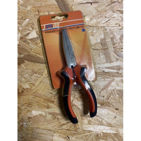 Pinza Becchi Piatti Diritti GTG 04825 in Acciaio CR-V Lunghezza 150mm