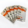 Lotto 5 Feltrini Adesivi BIANCHI 100x100 mm Plast Group Sedie Mobili