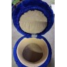 Pouf contenitore blu elettrico  usato