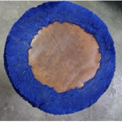 Pouf contenitore blu elettrico  usato