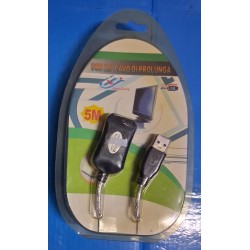 usb 2.0 cavo di prolunga  5 mt.  nuovo