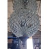 lampadario a sospensione vintage risalente  agli anni '60 o '70   usato