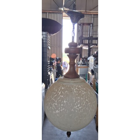 lampadario vintage a globo  anni 60 e 70   usato
