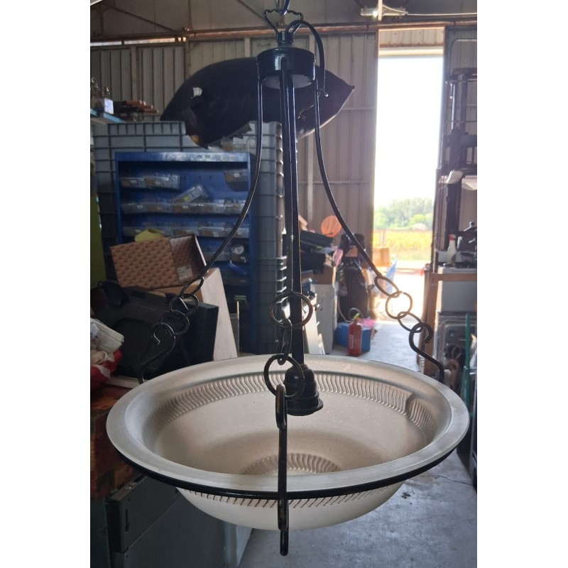 lampadario a sospensione vintage a catena  usato