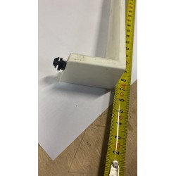 Maniglia Porta Forno IKEA LAGAN OV3 Bianca (Lunghezza Totale ~38,5 cm - Interasse ~36 cm)