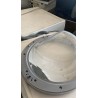 Oblò Completo Lavatrice BEKO WMB 71242 PTLC (Cornice Cromata / Grigia con Cerniera)