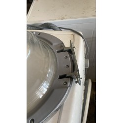 Oblò Completo Lavatrice BEKO WMB 71242 PTLC (Cornice Cromata / Grigia con Cerniera)