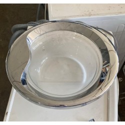 Oblò Completo Lavatrice BEKO WMB 71242 PTLC (Cornice Cromata / Grigia con Cerniera)