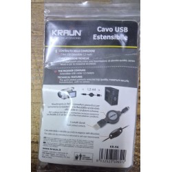 Cavo USB Estensibile Kraun da 1,2 mt  nuovo