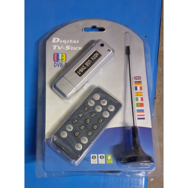 RICEVITORE USB TV DIGITALE TERRESTRE DIGITAL TV STICK  nuovo