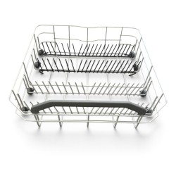 Cestello Inferiore Completo di Ruote e Griglie Abbattibili per Lavastoviglie Hotpoint Ariston LFTA+ 2164 A