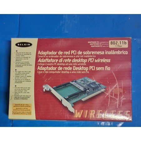 Adattatore di rete Desktop PCI wireless Belkin    nuovo