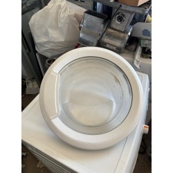 Oblò Completo di Vetro, Cornice e Cerniera (Service 858000338010) per Lavatrice IGNIS LEI 1207