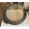Oblò Completo di Vetro, Cornice Grigia e Cerniera per Lavatrice PANASONIC NA-148VG4