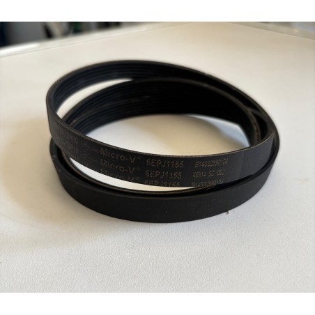 Cinghia di Trasmissione Motore Hutchinson 6EPJ1155 (Cod. B14032880104) per Lavatrice PANASONIC NA-148VG4