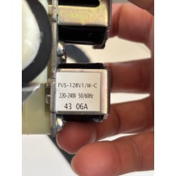 Elettrovalvola Carico Acqua Doppia FVS-128V1/W-C con Tubi per Lavatrice PANASONIC NA-148VG4