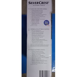 Fornello Elettrico doppio  Silver Crest   nuovo