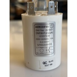 Filtro Anti-Disturbo EMI Condensatore 41037239 per Lavatrice HOOVER DXOA4 37HC3/1-01