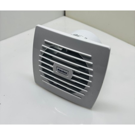 Aspiratore Elicoidale Bagno Muro Kanlux Cyklon EOL100B Ø 100mm 19W Ventola