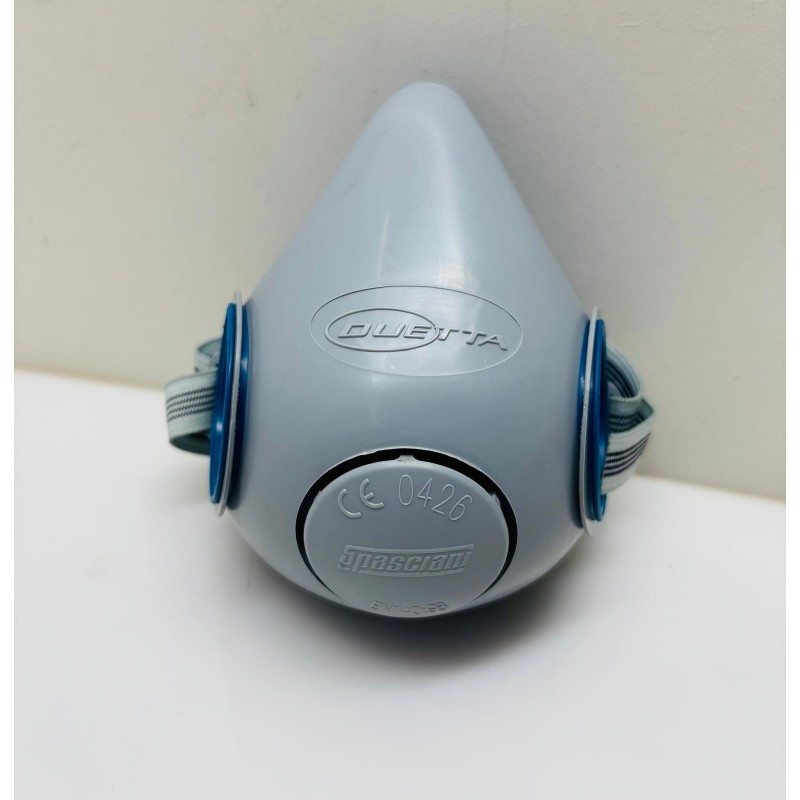 Maschera Respiratoria Spasciani Duetta Semimaschera Doppia Cartuccia EN 140