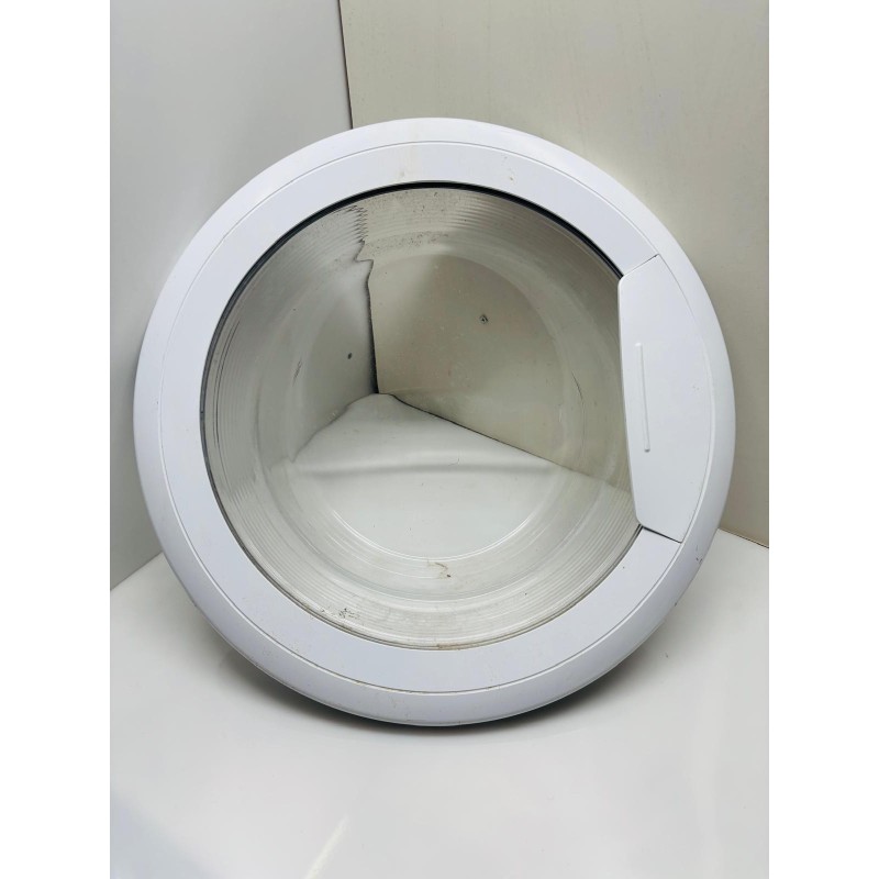 Oblò Completo Originale con Vetro, Cerniera e Maniglia per Lavatrice Whirlpool DLC 7000