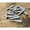 Scatola 200 Tasselli ad Espansione in Nylon 6x30 mm Gipso Metal - Cod. VNF02006