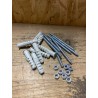 Lotto da 15 pezzi Tasselli in Nylon Ø 10 mm con Barra Filettata M6 (6 cm) e Dadi Akifix - Cod. NF18002