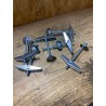 Ancore a Farfalla in Acciaio per Cartongesso Akifix 14 mm con Vite e Rondella - Cod. NF26001 (Lotto da 15 pezzi)
