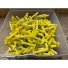 Tasselli a Percussione in Nylon Giallo Testa Bombata Extra Larga con Vite Akifix 6x40 mm - Cod. NF10003BH (Lotto da 50 pezzi)