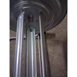 Carrello avvolgitubo da giardino in acciaio zincato  nuovo