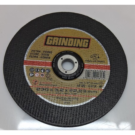 Disco abrasivo da taglio  Grinding   230 x 3,2 x 22,23 mm    nuovo