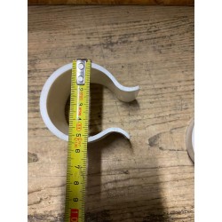 Lotto 10 Clip Fermatelo 50mm (2") per Serre Grandi, Tunnel da Orto e Strutture Agricole