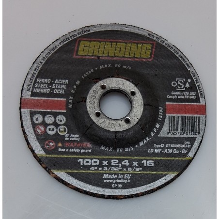 Disco da taglio o sbavo  100x2,4x16      nuovo