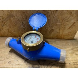 Contatore Acqua Fredda JCA DANUBIO GM/BR 1"1/4 Qn 6 Pn16 con Raccordi e Accessori
