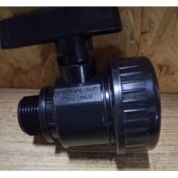 Valvola a sfera monoghiera in plastica  codice 6270621.  nuovo