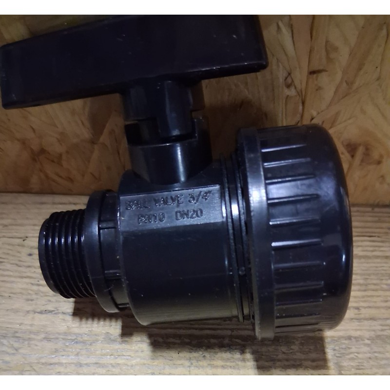 Valvola a sfera monoghiera in plastica  codice 6270621.  nuovo