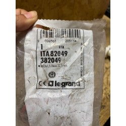 Raccordo Diritto Legrand RTA 382049 / ITA 82049 per Guaina Flessibile Ø 50,5 M63x1,5